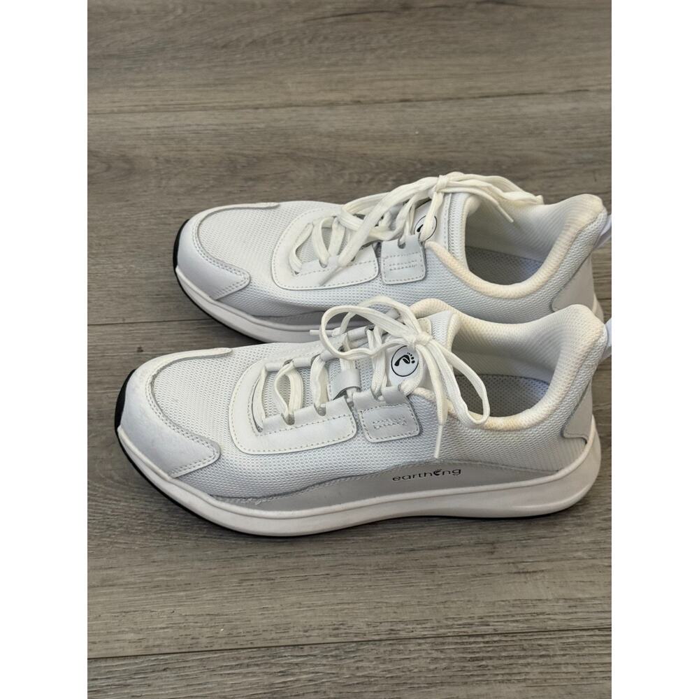 Harmony Grounding Sneakers White Knit Earthing Shoes Women Size 9 - Picture 4 of 8